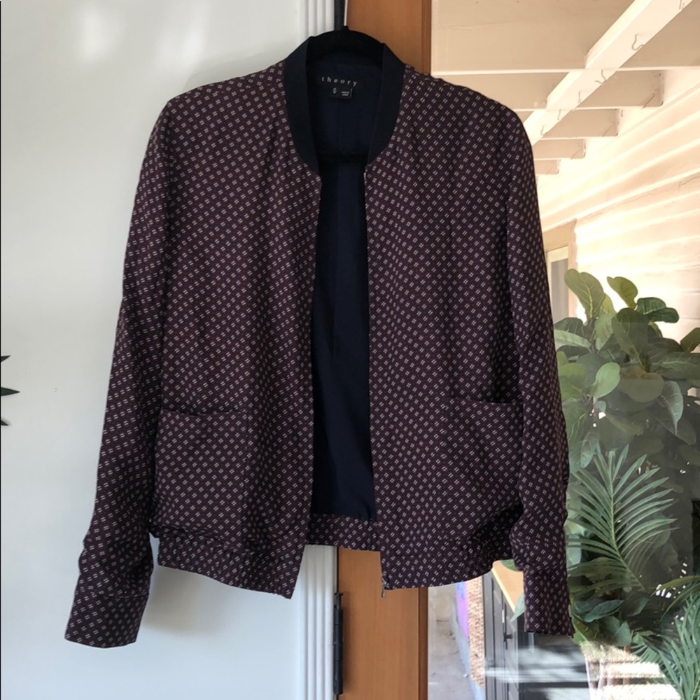 Theory printed jacket